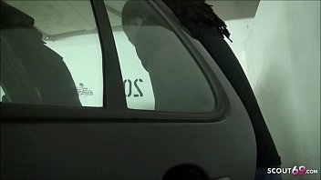 Preview 3 of Public Next Room Cheat - German Teen - Lullu Gun Quicky mit Freddy Gong in der Tiefgarage Deutsch