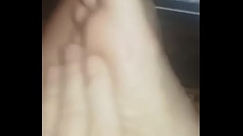 Preview 4 of Slept Togather - So horny I cum before my dick is even hard,  then wipe my cum on my feet