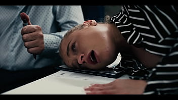 Preview 3 of Xxx Vidgo Hd - Slutty Blonde Gets Her Dream Interview Boss Freezes Time And Fucks Candidate - Cum In Pussy TRAILER