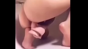 Preview 1 of Tesan Video - HOT BABE PLAYS WITH DILDO IN SHOWER