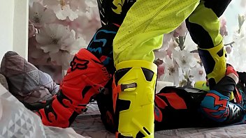 Preview 2 of Prity Grli - motocross gay - boots tread