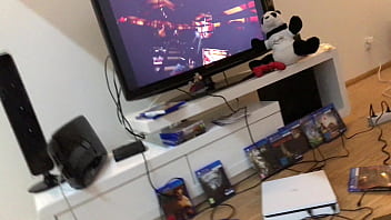 Preview 2 of Vl Xx Com Long Tieng - playing Playstation VR Horror Game when suddenly I came