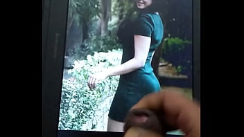 Preview 1 of Olivia Austin Boobs Sucked Hot - Cum Tribute to Rakul Preet Singh