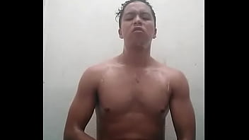 Preview 3 of Hot Psnu - Mexicano en la ducha gimiendo con tremend verga