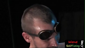 Preview 4 of Watch Flash - Maledom stud fisting BDSM slave from behind