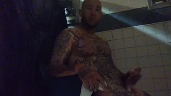 Preview 1 of Deani Deanials Xxx - In prison Stroking this Big White Dick in the shower