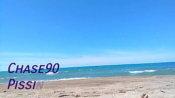 Preview 1 of Fem Casting Cameraman - Pissing on the beach