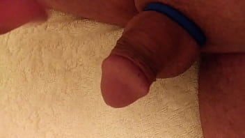 Preview 1 of Carmen Shy Casting - The 3 finger jerk on my tiny dick!