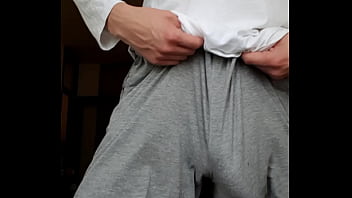 Preview 3 of Xnx Full Hd Movies Forn - Sweatpants huge dickprint