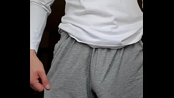 Preview 4 of Xnx Full Hd Movies Forn - Sweatpants huge dickprint