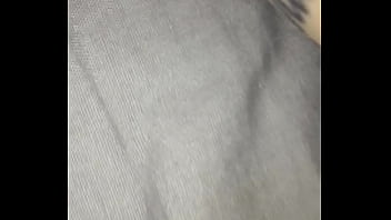 Preview 2 of Solo Clit Orgasm Milf Busty - Spy cam when my room-mate is s.