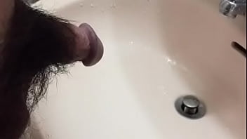 Preview 1 of Maa Beta Rep - pee in washstand
