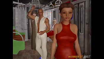Preview 1 of Pppd 505 - 3D Sex In Subway. Teen girl was grabbed by an ebony stranger and fucked in front of horny people! No help! They just stroke their dicks and pussies!