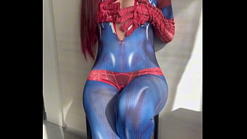 Preview 3 of Lexy Luna And Vanna Bardot - Cosplay Carolina Iena - I&#039_M Your Spiderwoman today,  touch me