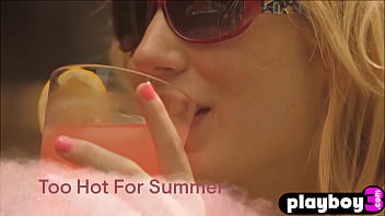 Preview 1 of Juliya Ann Sex With Stepson - Passion and warm day with two lesbians Elle Alexandra and Hayden Hawkens