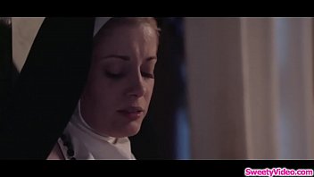 Preview 4 of Seachbbw Lingerie Hard - Blonde nuns eating each others cunt