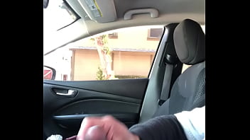 Preview 2 of Amy Simms Sucks - Car jack off girl passes by