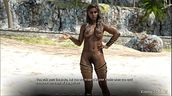 Preview 2 of Popular Sex Videos - Lora Croft fucked by Big Dick Monsters on enchanted island