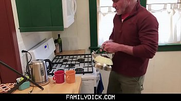 Preview 1 of Raghav And Shakti - FamilyDick - Caring Stepgrandpa Fucks A Boy In The Kitchen