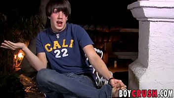 Preview 2 of Teen Virgin Peeing - Interviewed young dude masturbates and sprays jizz