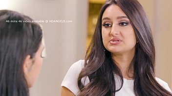 Preview 2 of Joni Since Porn Star - GIRLSWAY - Prove That You&#039_re A Lesbian! - Gina Valentina and Eliza Ibarra
