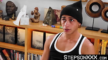 Preview 1 of Bean Bai Xxx - StepsonXXX.com - Greg McKeon &amp_ Gabe Bradshaw - I ate my stepdad Greg Mckeons dick after I finished drawing his chiseled body