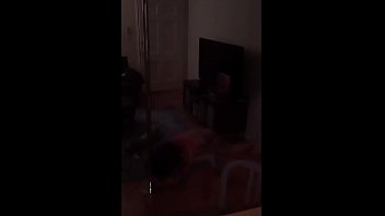 Preview 4 of Yung Brazzers - Felicity feline home pole dancing compilation