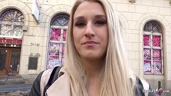 Preview 2 of Superheroes Sex Jav - GERMAN SCOUT - Blonde Diane ANAL gefickt bei echten Casting