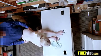 Preview 4 of Asin Tern - Pale white skin and rough doggystyle fuck with a thief
