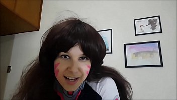Preview 4 of Massive 12 - DVA Overwatch tomando gozada - GweenBlack