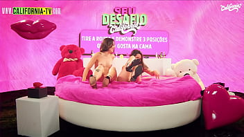 Preview 4 of Nicepron Sex Video - Popertane,  owner of the hottest ass in Brazil,  licks the pussy of a naughty young woman on a TV show!