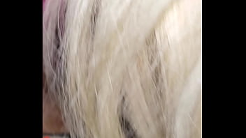 Preview 1 of Vintage Amarican Nice 3some Mfm - Blonde Teen Sucking Dick in Car