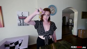 Preview 1 of Amy Amddressen - My evil mature stepmom cock blocked me out of a date