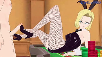Preview 1 of Xxx Freei - Android 18 (Bunny Girl) and Chi-Chi (Bunny Girl) intense sex. - Dragon Ball Hentai