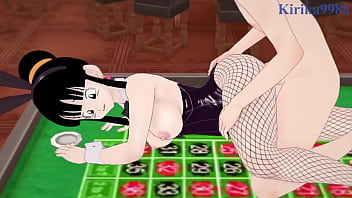 Preview 4 of Xxx Freei - Android 18 (Bunny Girl) and Chi-Chi (Bunny Girl) intense sex. - Dragon Ball Hentai