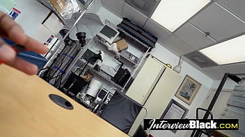 Preview 1 of Anjani Shing - Tattooed tanned chick getting a hard black cock