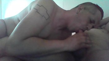 Preview 2 of Anal Orgue Bdsm - I cum in Jasons mouth playing around with the webcam on our new computer