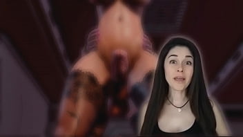 Preview 4 of Sofia Nix Doggy - Redhead Shemale fucks Brunette shemale - 3D Cartoon Futanari Animation,  Anal Creampie