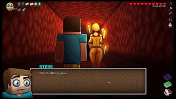 Preview 4 of With Chines Girls - HornyCraft [ Parody Hentai game PornPlay ] Ep.44 Warden wants Steve&#039_s big COCK fucking her in YOGA pants !