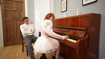 Preview 1 of Y0ujizz - My piano teacher fucks me instead of teaching me something