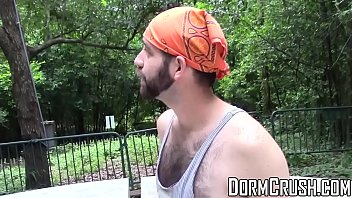 Preview 1 of Brazers Big Boobs Hot Teacher - Seth Tyler masturbates while being recorded by his buddy