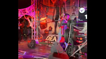 Preview 4 of Hitomi Hq No Sensor - 545lbs at a halloween deadlift competition