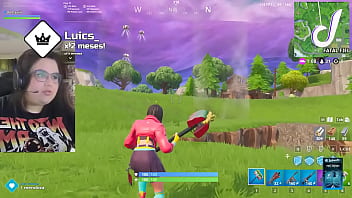 Preview 1 of Rusion Fucked - Rubia caliente jugando fornite