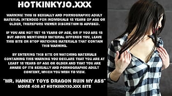 Preview 1 of Khan Dick - Mr. hankey toys dragon ruin my ass