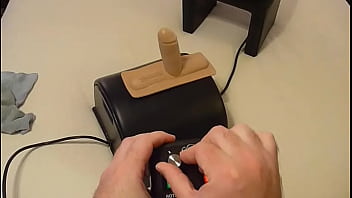 Preview 2 of Big Man Raping Mom - Sybian with smallest lifelike insert