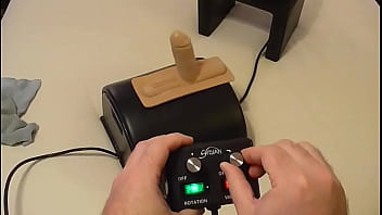 Preview 3 of Big Man Raping Mom - Sybian with smallest lifelike insert