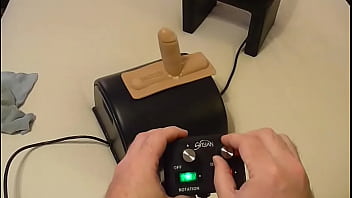 Preview 4 of Big Man Raping Mom - Sybian with smallest lifelike insert