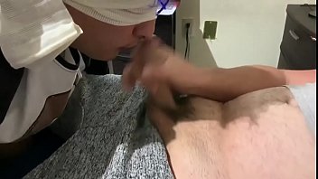 Preview 3 of Blue Angel Yoga - comiendo semen