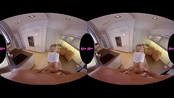Preview 2 of Harda Mp Hindi Porn - Tantalizing Big Titty Blonde Teen Smashed in Kitchen VR Sex