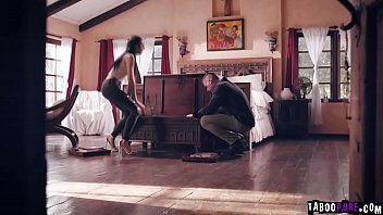 Preview 1 of Japan Milf Blackman - Stepdad pounding Marley Marley Brinx wet pussy deep on top of his cock!